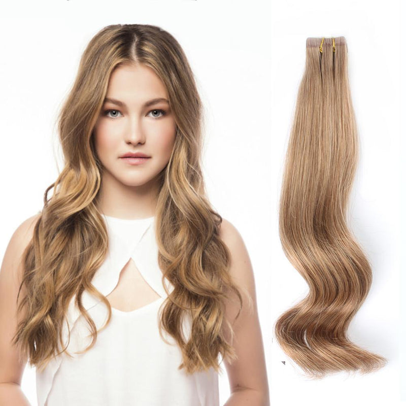 Tape In Haarverlängerung  Braune #10