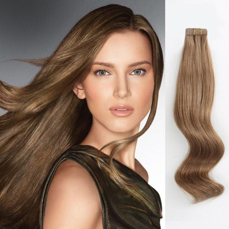 Tape In Haarverlängerung #6 Braune