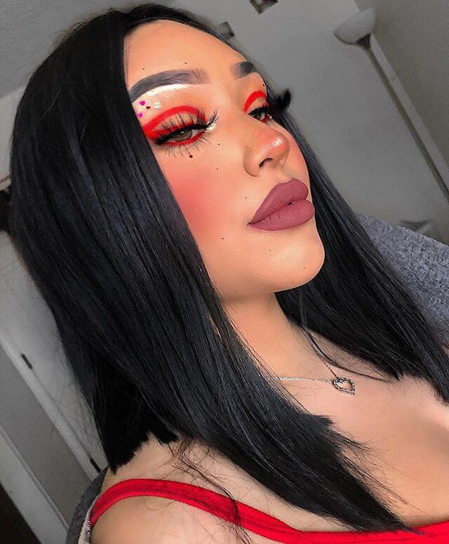 Schwarze Gerade kurze Synthetische Lace Front Perücken