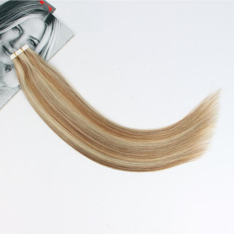 Tape In Haarverlängerung Markieren Blond #10/#613
