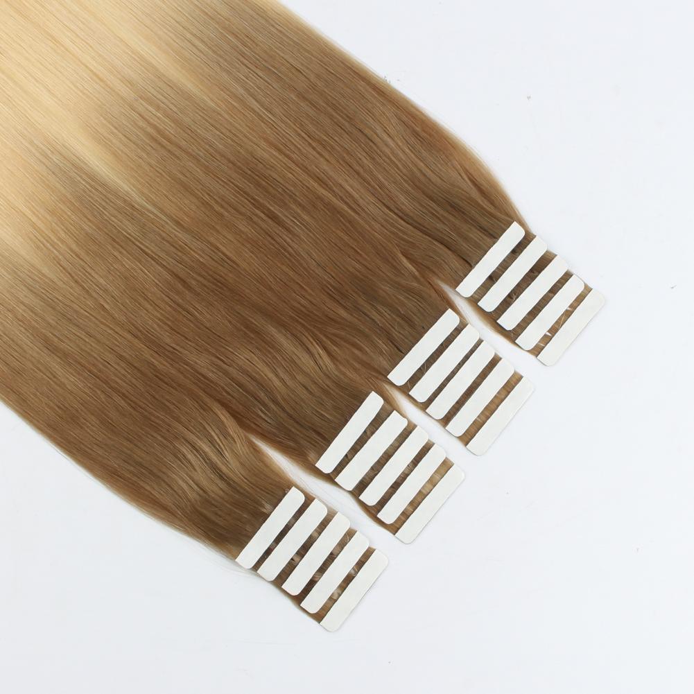 Tape In Haarverlängerung Ombre Blond #10/#613