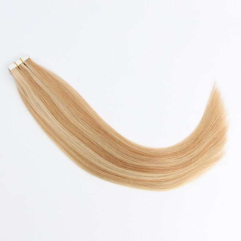 Tape In Haarverlängerung Markieren Blond 12/60＃