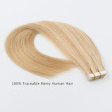 Tape In Haarverlängerung Markieren Blond  #18/#613